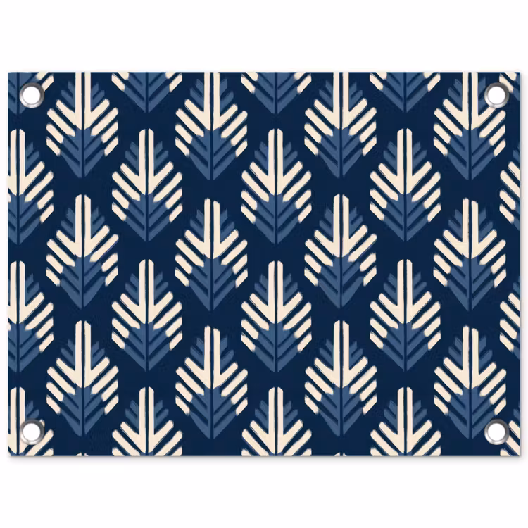 Tuinposter - Modern - Patroon - Blauw — 1