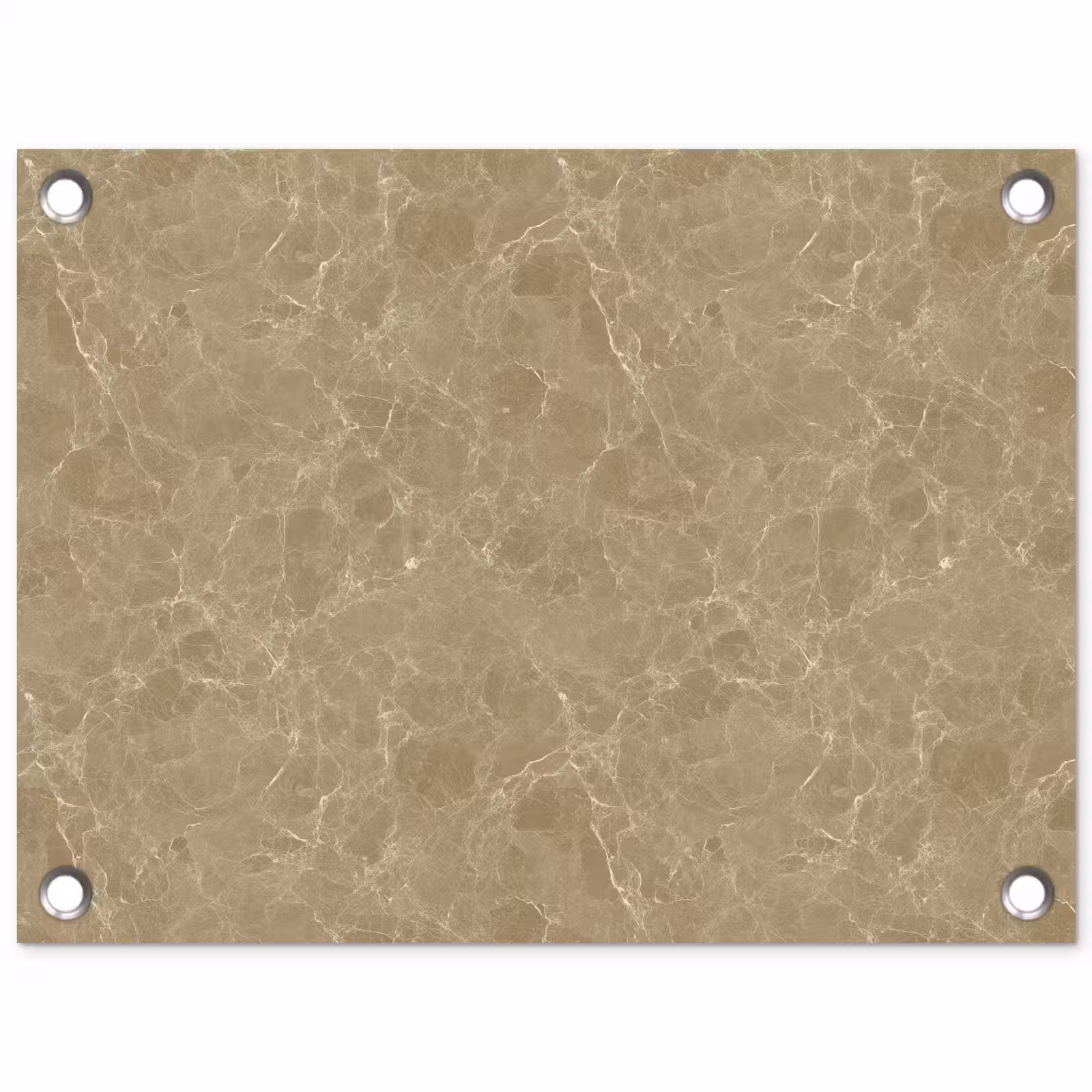 Tuinposter - Beige - Marmer - Witte aders — 1
