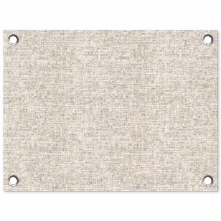 Tuinposter - Linnen - Textuur - Beige — 1