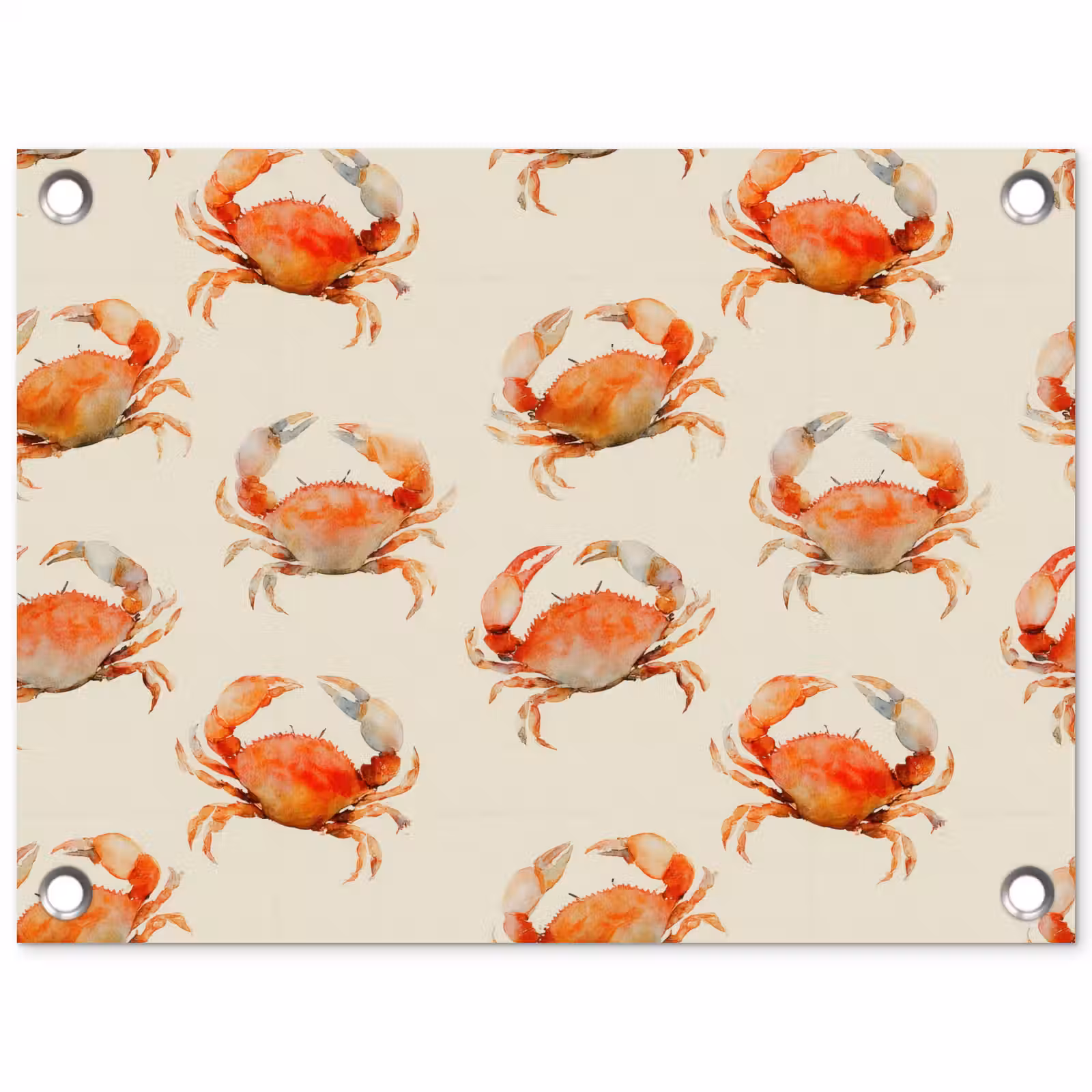 Tuinposter - Krabben - Patroon - Oranje — 1