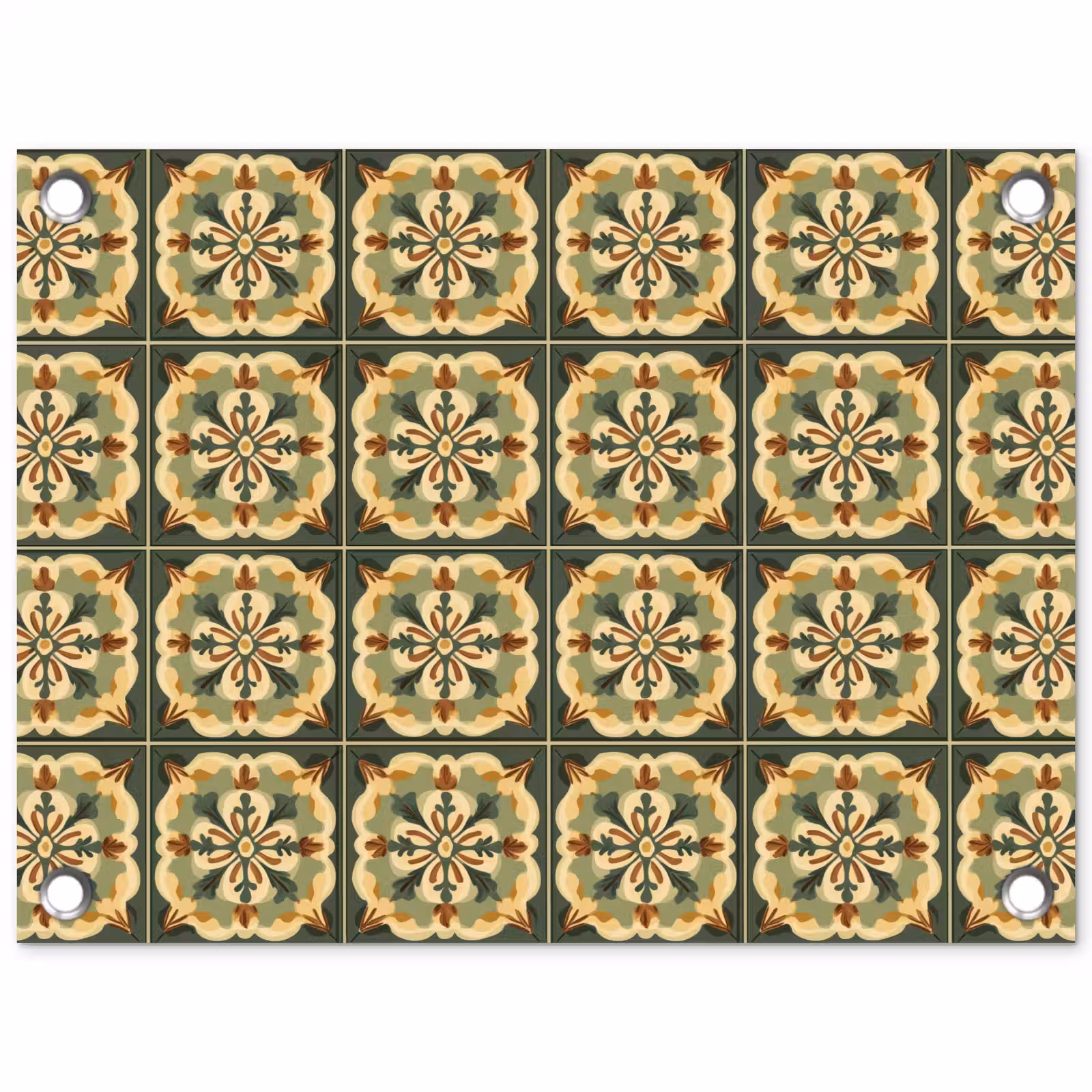 Tuinposter - Ornament - Patroon - Groen — 1