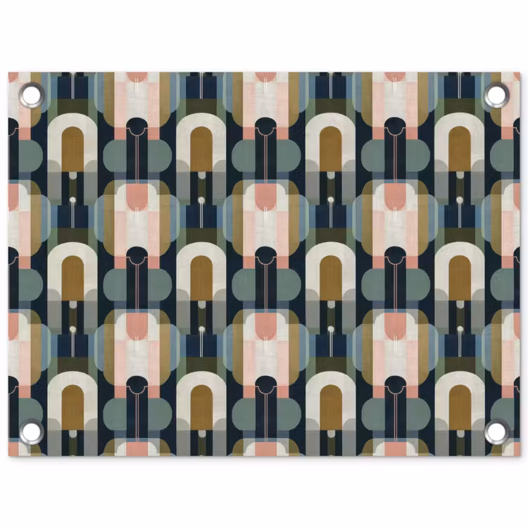 Tuinposter - Geografisch - Modern - Kleurrijk — 1