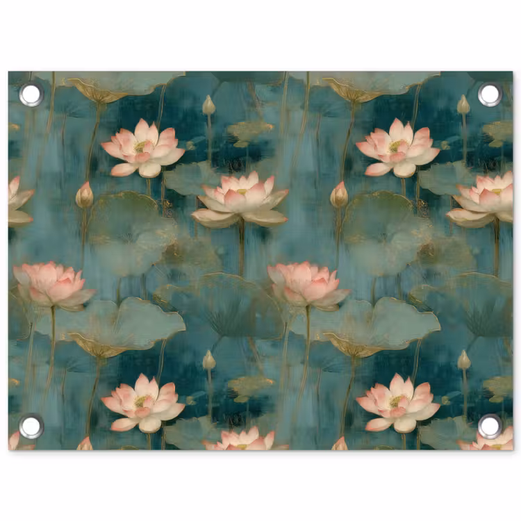 Tuinposter - Botanisch - Bloemen - Roze — 1