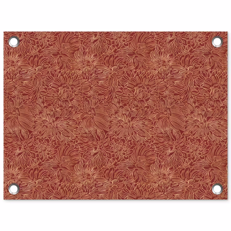 Tuinposter - Bloemen - Motief - Rood — 1