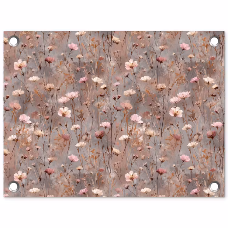 Tuinposter - Bloemen - Wild - Pastel — 1
