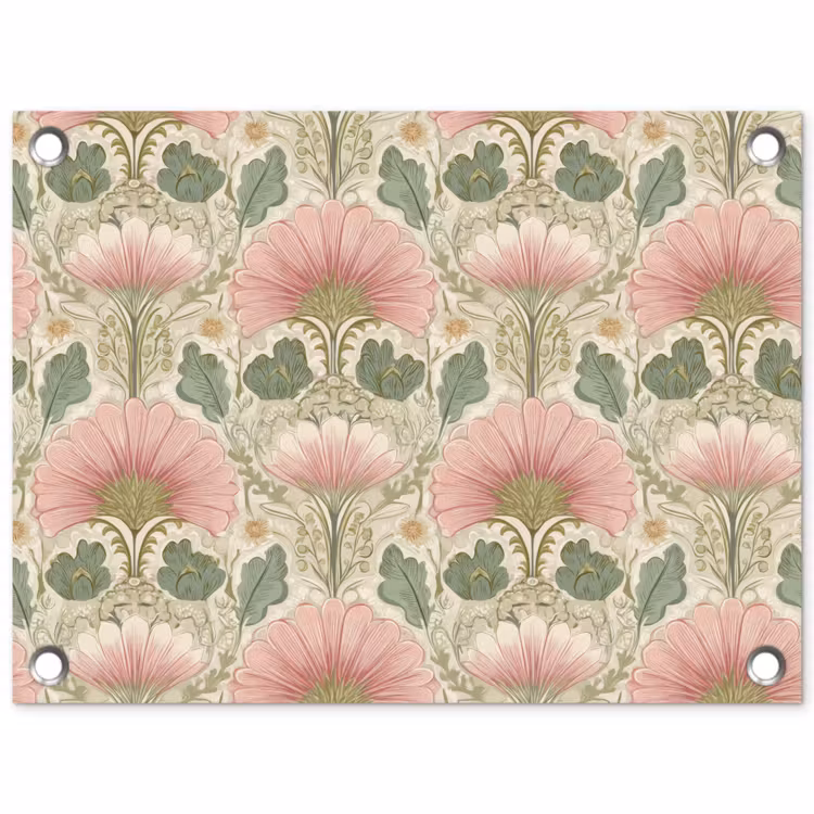Tuinposter - Klassiek - Patroon - Roze — 1