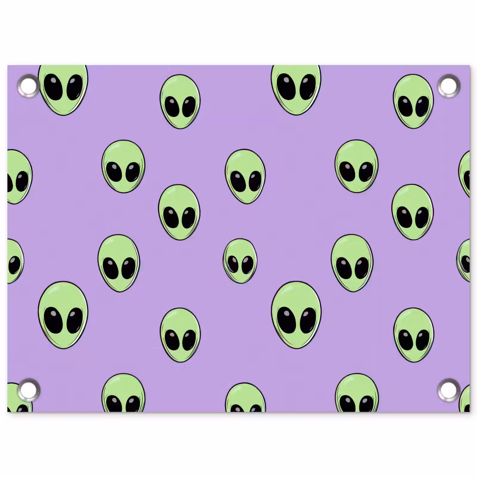 Tuinposter - Alien - Retro - Lila — 1