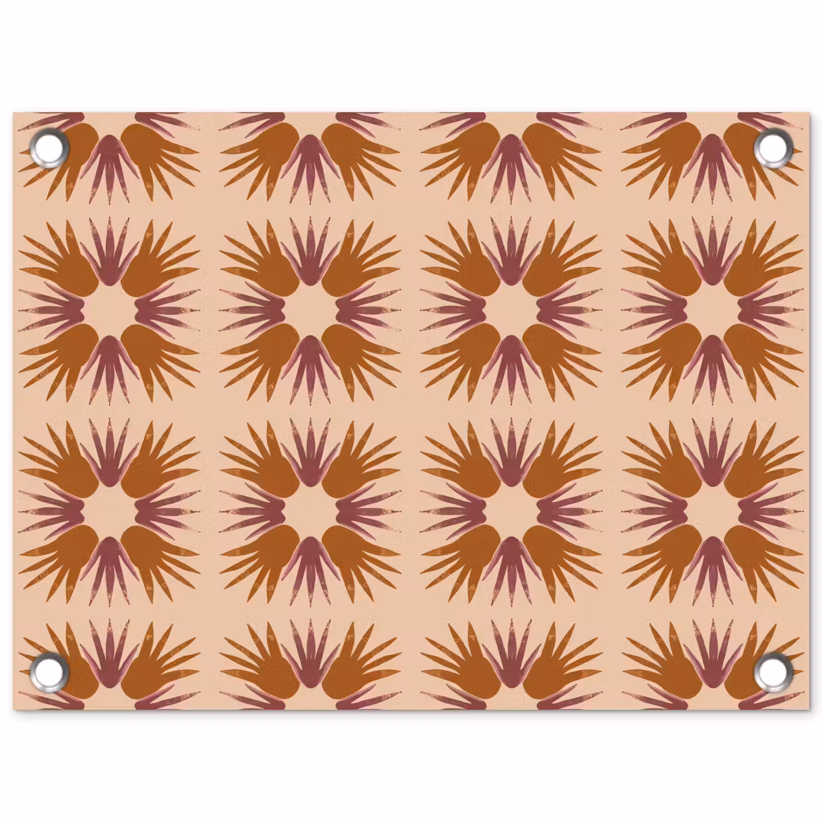 Tuinposter - Ornament - Patroon - Oker — 1