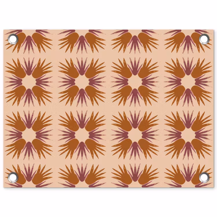 Tuinposter - Ornament - Patroon - Oker — 1