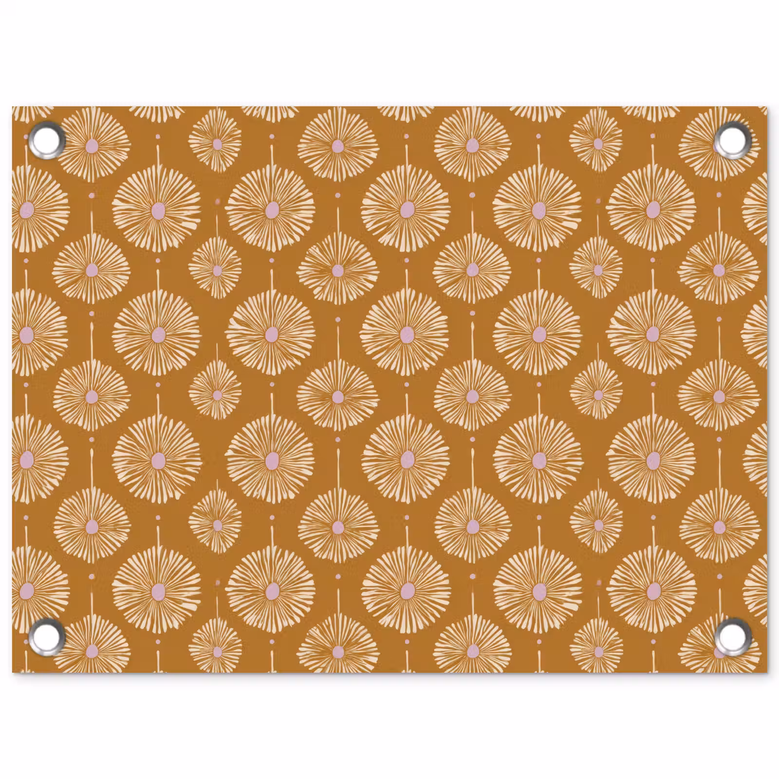 Tuinposter - Bloemen - Modern - Oker — 1