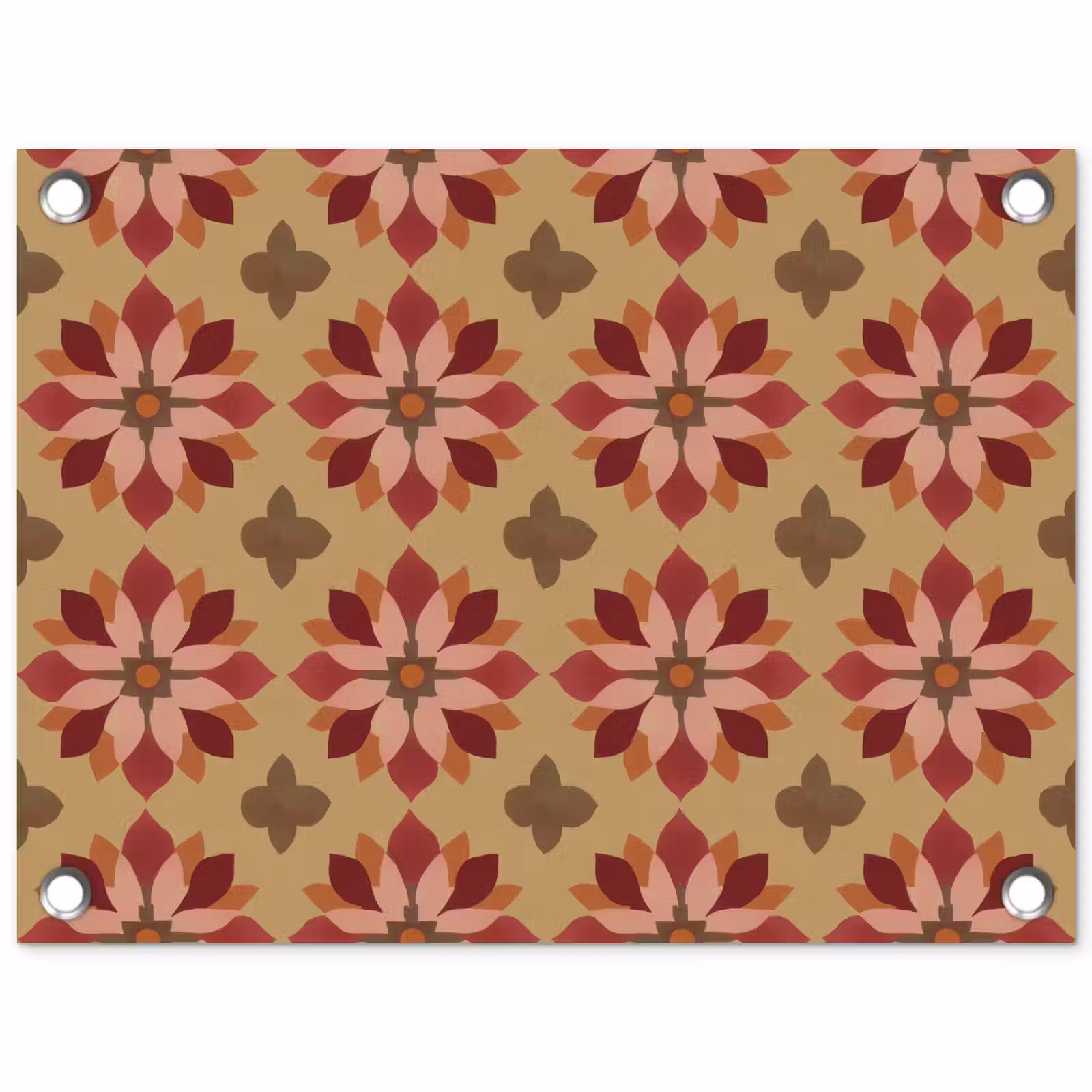 Tuinposter - Bloemen - Retro - Groen — 1
