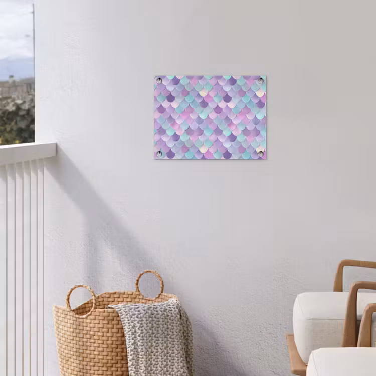 Tuinposter - Dromerig - Zeemeermin - Pastel — 3