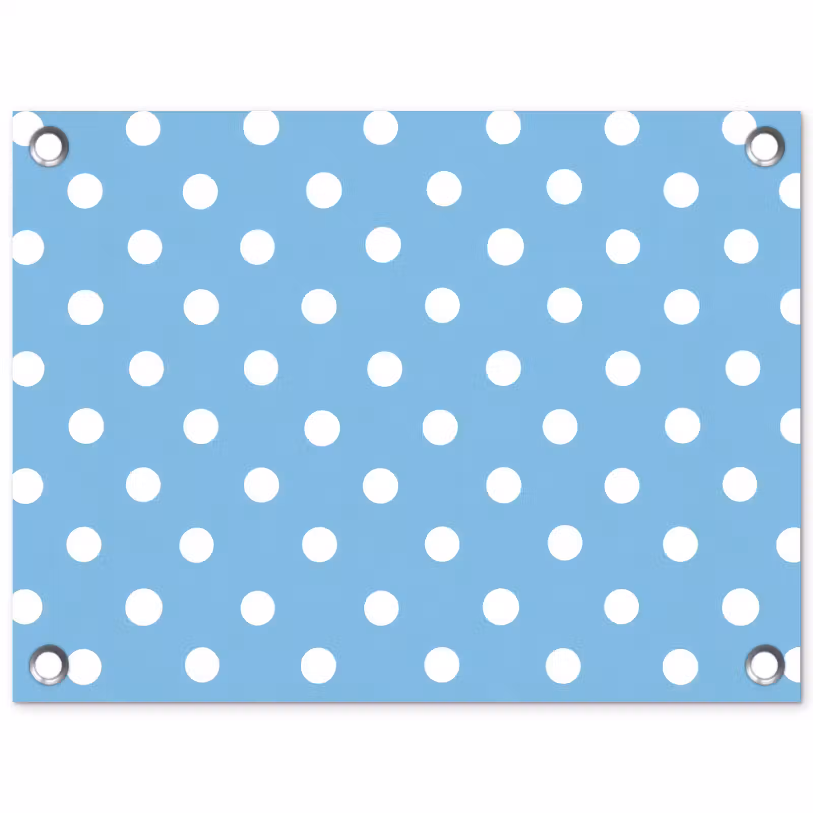 Tuinposter - Polka - Dots - Blauw — 1
