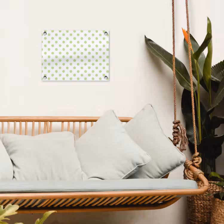 Tuinposter - Dots - Klassiek - Groen — 5