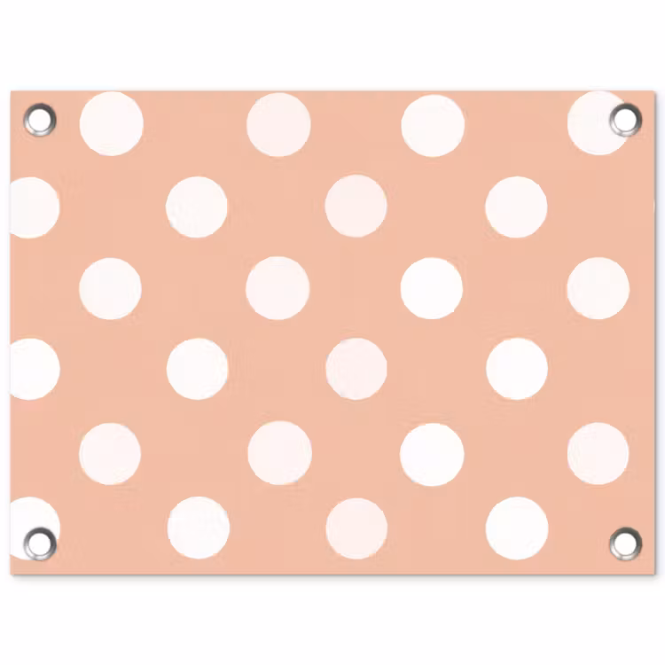 Tuinposter - Klassiek - Polka - Perzik — 1