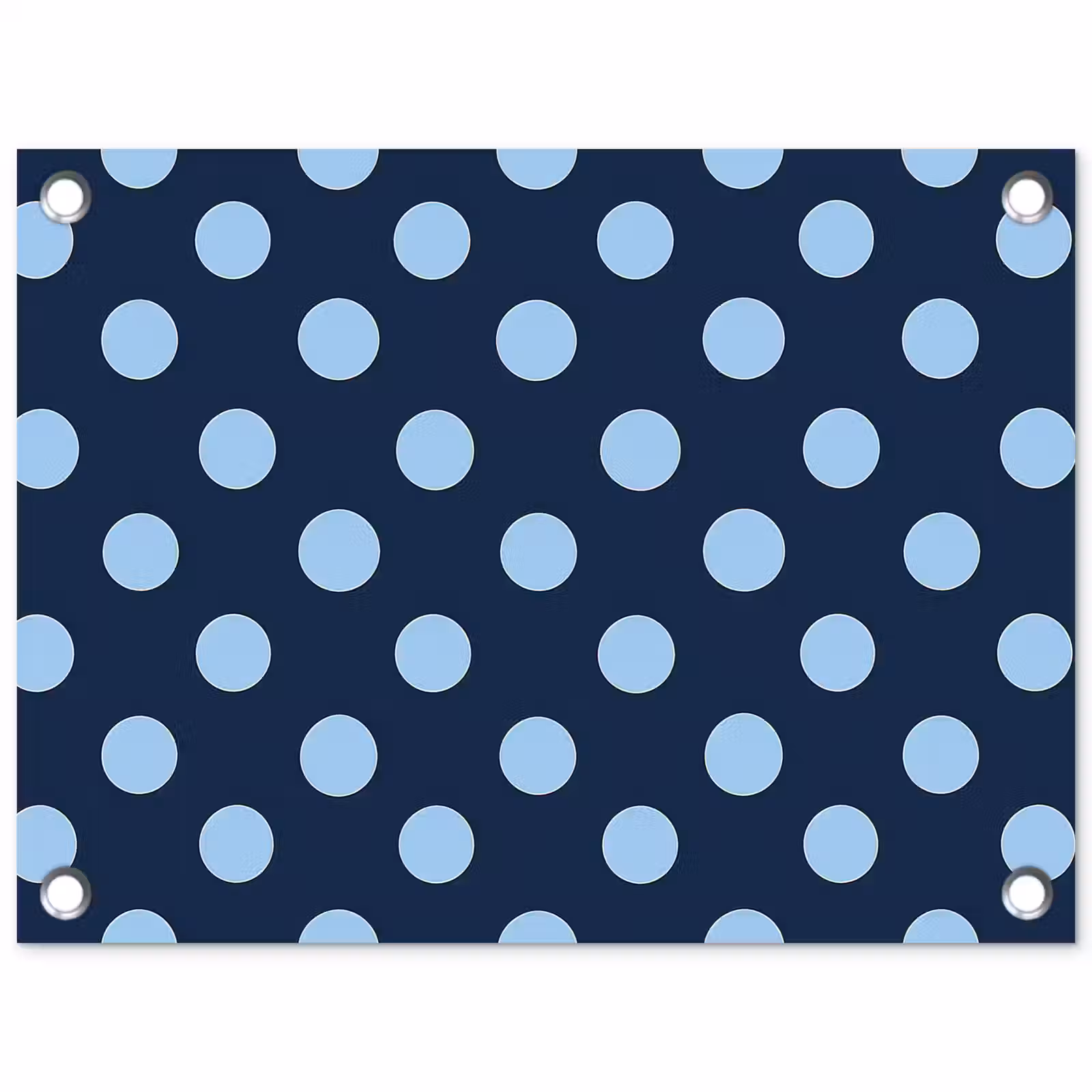 Tuinposter - Klassiek - Dots - Blauw — 1