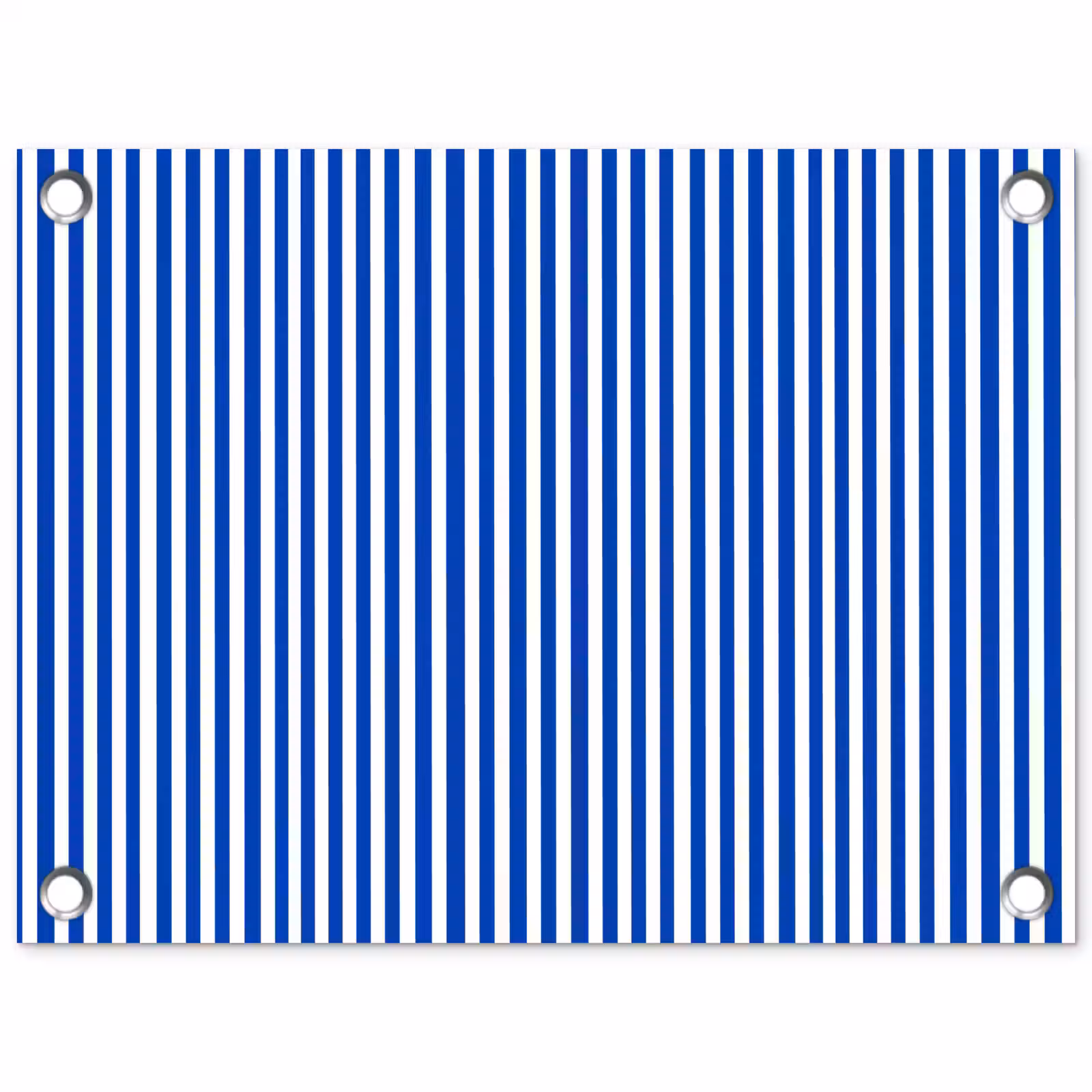 Tuinposter - Klassiek - Strepen - Blauw — 1