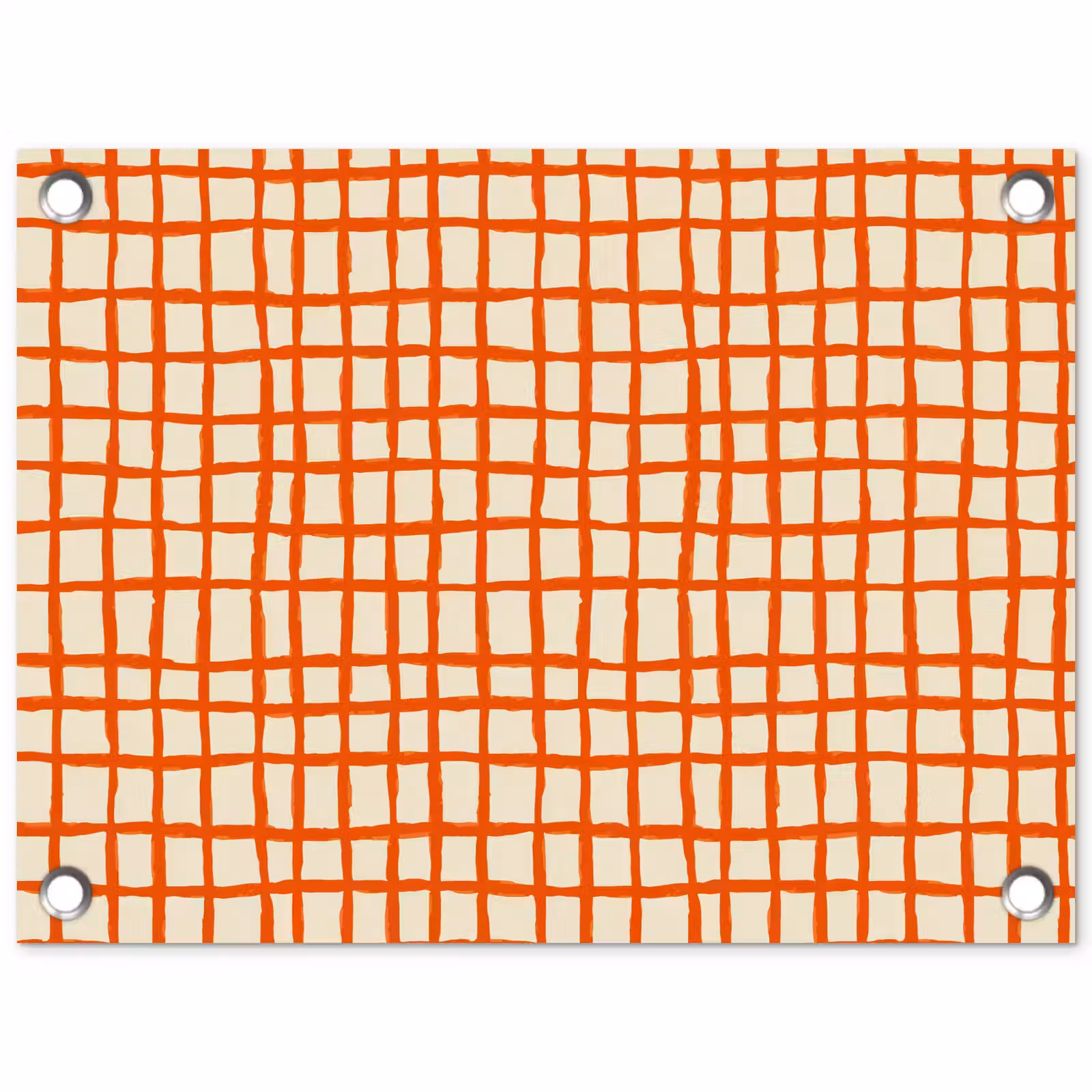 Tuinposter - Patroon - Lijnen - Oranje — 1
