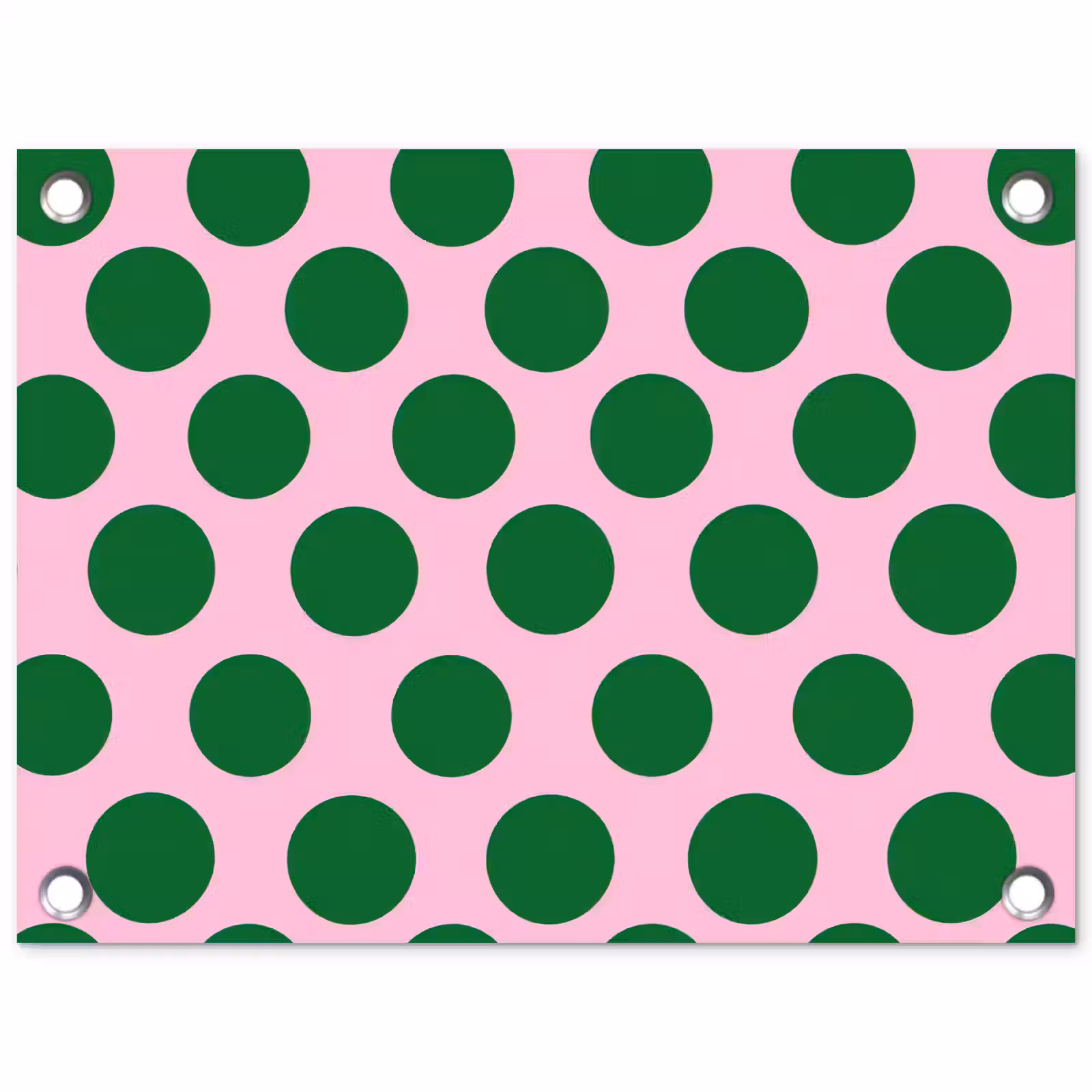 Tuinposter - Polkadots - Patroon - Groen — 1