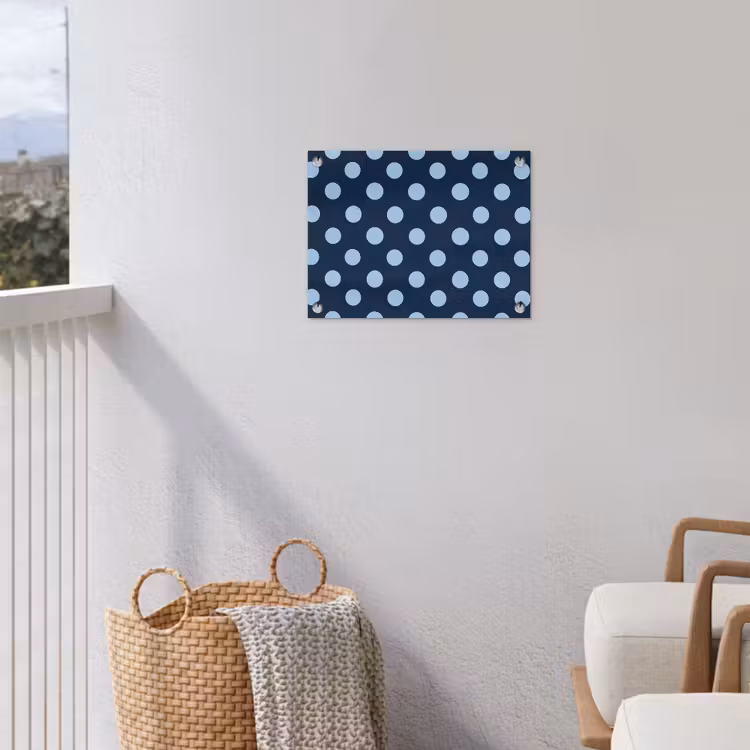 Tuinposter - Klassiek - Dots - Blauw — 3