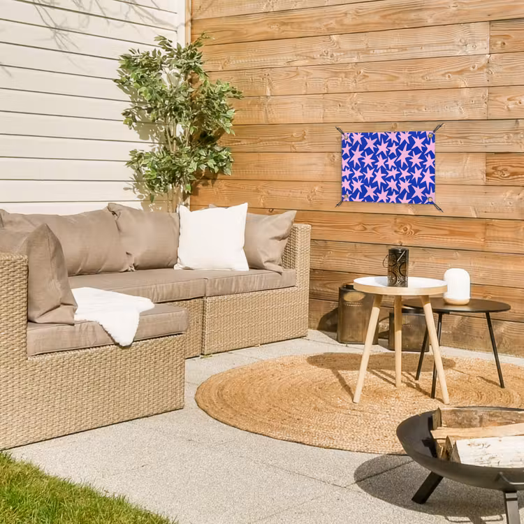 Tuinposter - Modern - Sterren - Blauw — 4