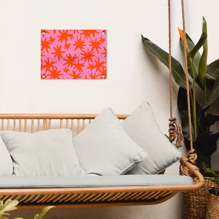 Tuinposter - Modern - Sterren - Roze — 5
