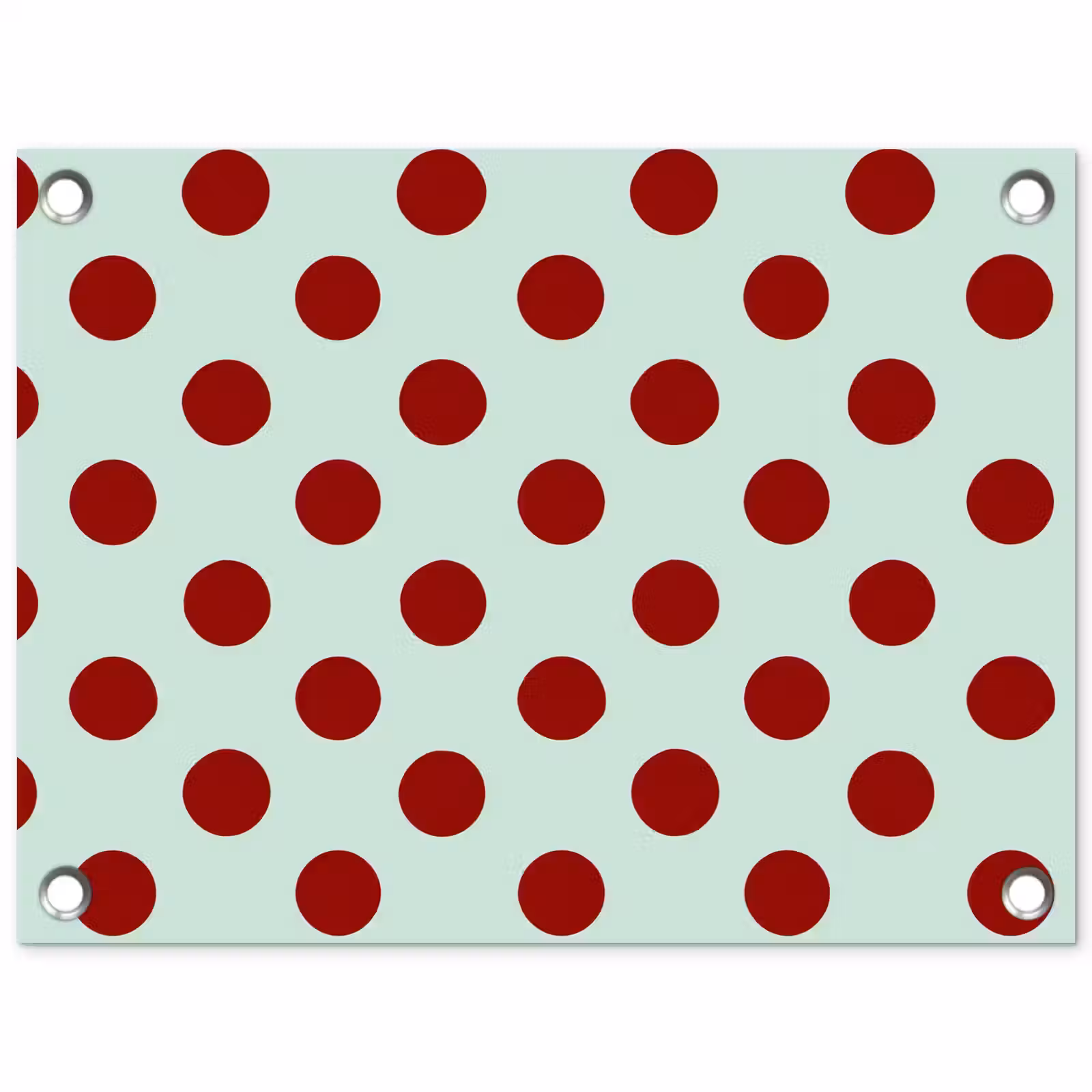 Tuinposter - Polka - Dots - Rood — 1