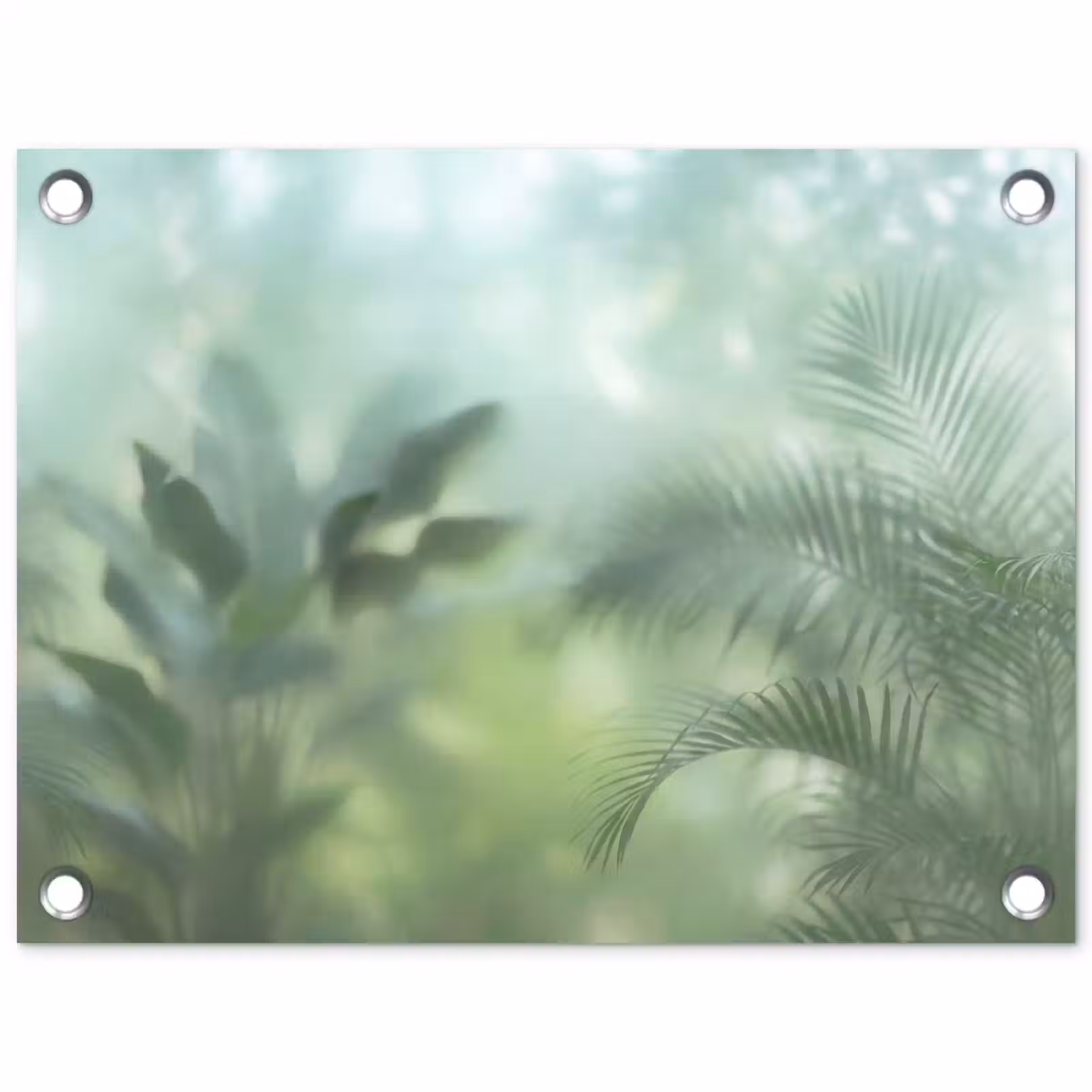 Tuinposter - Natuur - Vervaagd - Groen - Abstract - Modern — 1