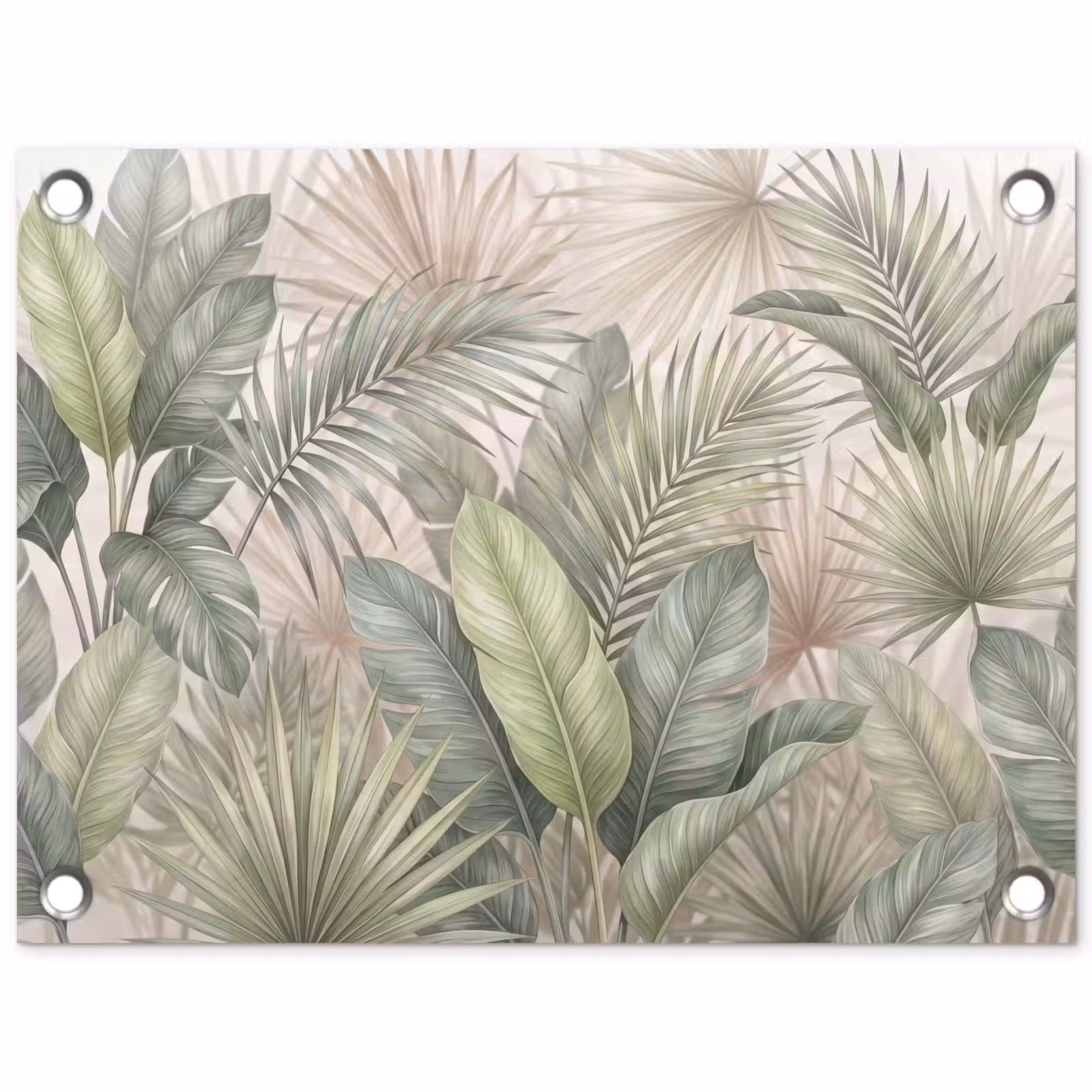 Tuinposter - Planten - Tropisch - Bladeren - Groen - Natuur — 1