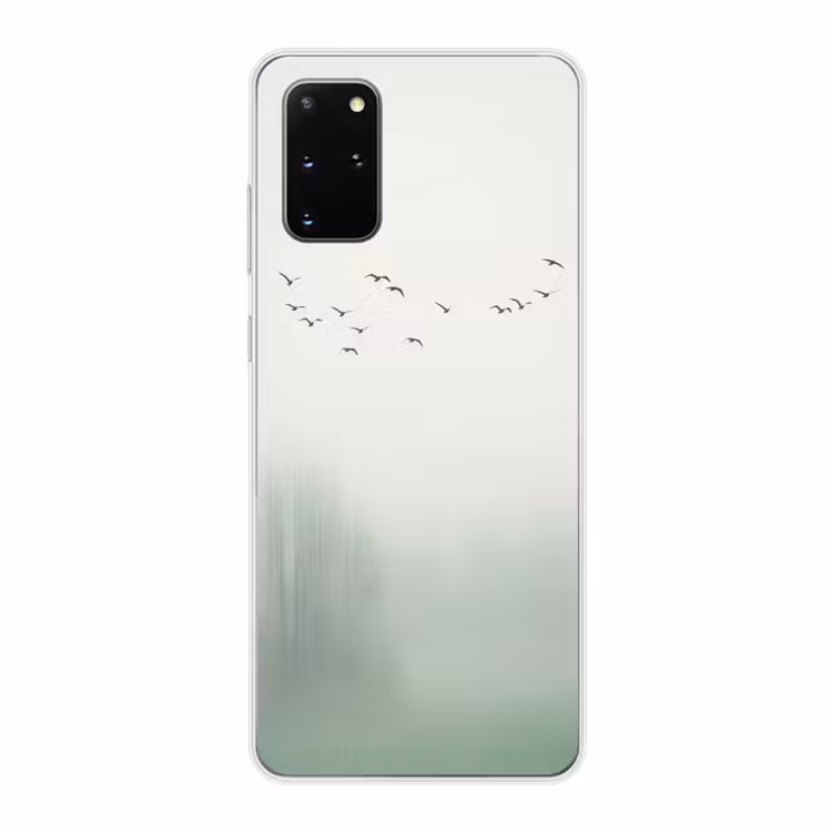 Telefoonhoesje - Vogel - Vlucht - Natuur - Minimalistisch — 1