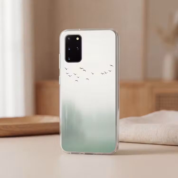 Telefoonhoesje - Vogel - Vlucht - Natuur - Minimalistisch — 3