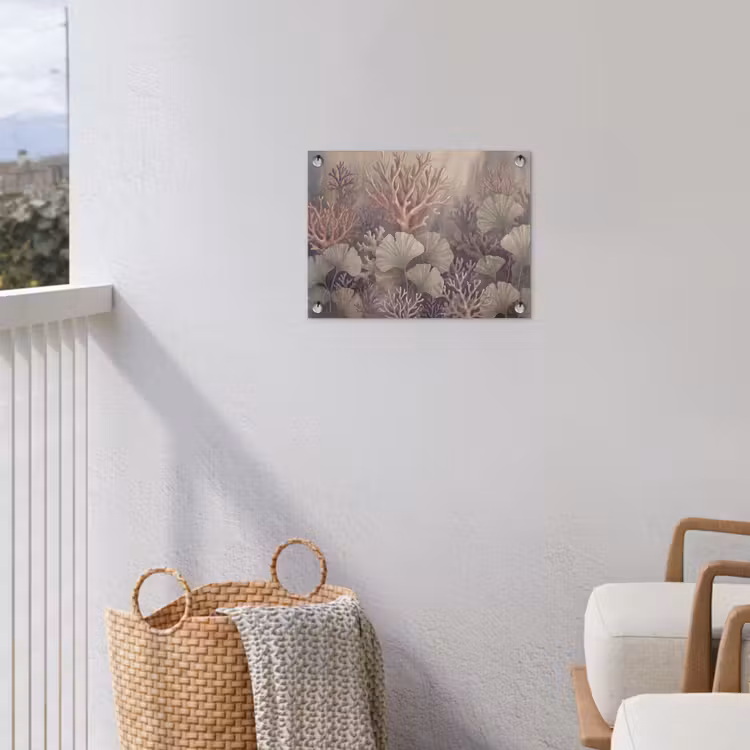 Tuinposter - Plant - Bladeren - Zee - Illustratie - Groen — 3