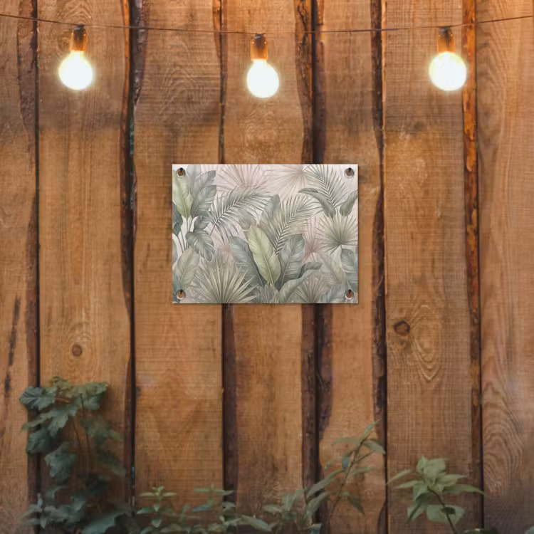 Tuinposter - Planten - Tropisch - Bladeren - Groen - Natuur — 2