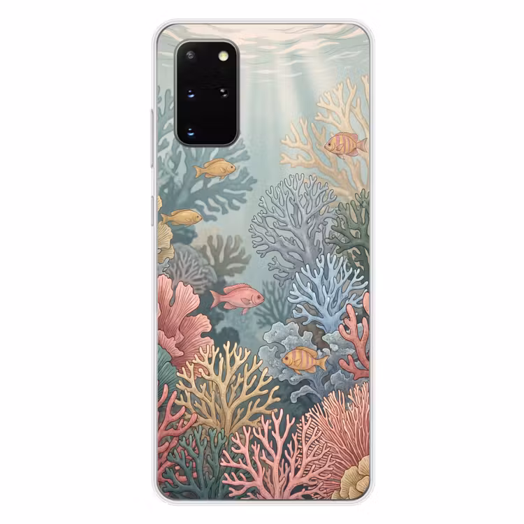 Telefoonhoesje - Zee - Koraal - Vis - Natuur - Kleurrijk — 4