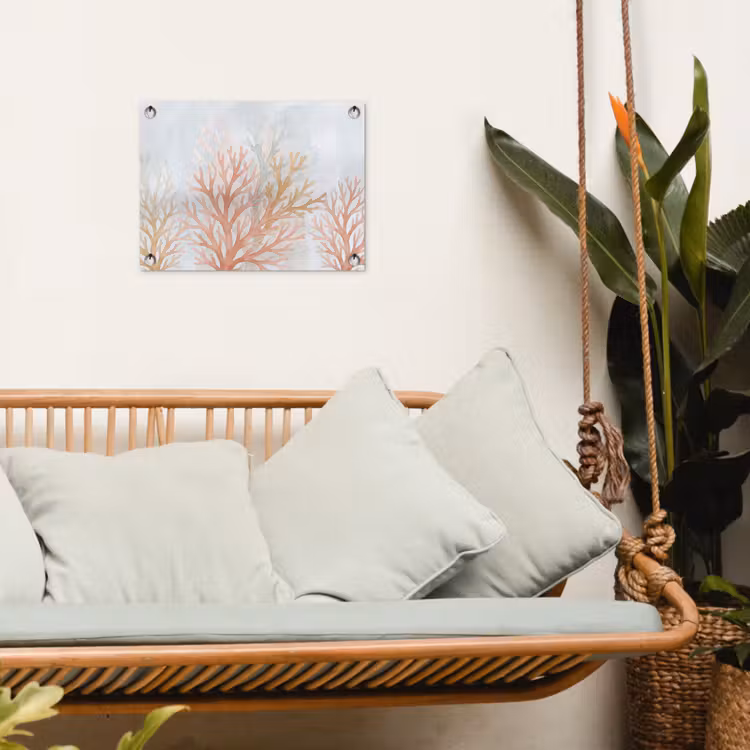 Tuinposter - Natuur - Abstract - Aquarel - Organisch - Warm — 5