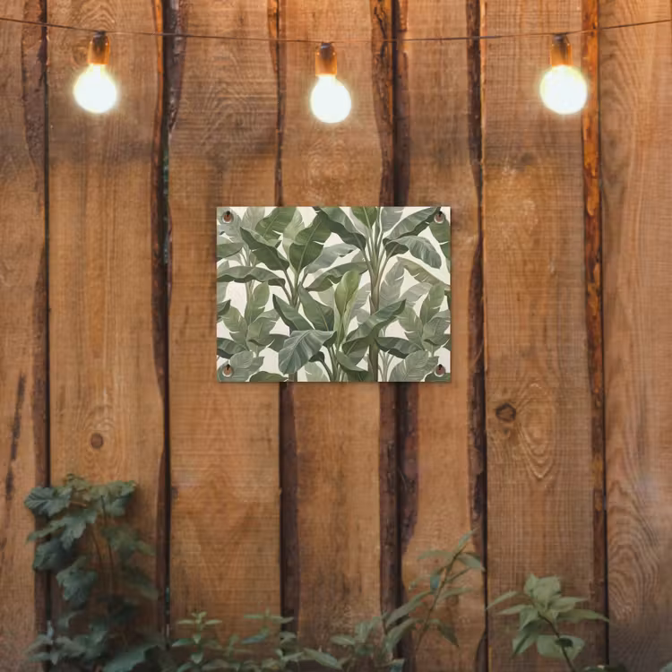 Tuinposter - Planten - Bladeren - Tropisch - Groen — 2
