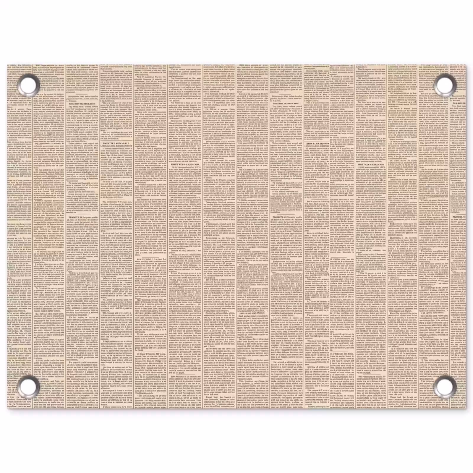 Tuinposter - Krant - Nieuws - Historisch - Vintage - Beige — 1