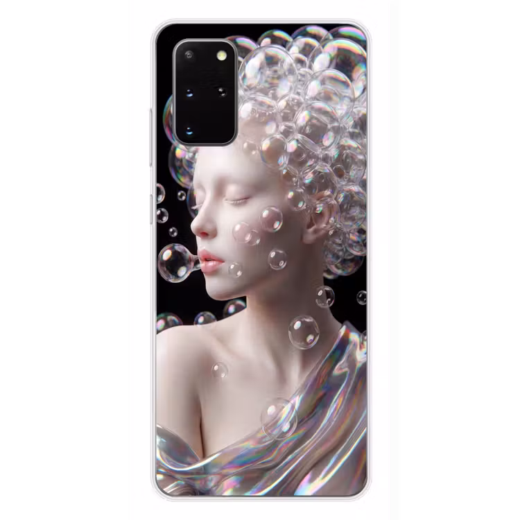 Telefoonhoesje - Vrouw - Bellen - Abstract - Kleurrijk — 4