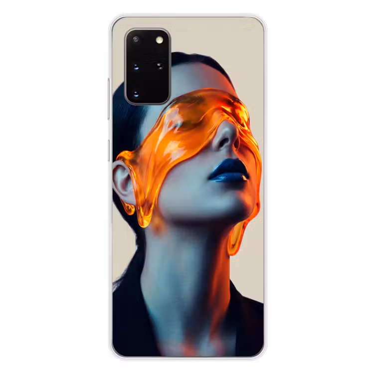 Telefoonhoesje - Vrouw - Oranje - Abstract - Modern - Kleurrijk — 4