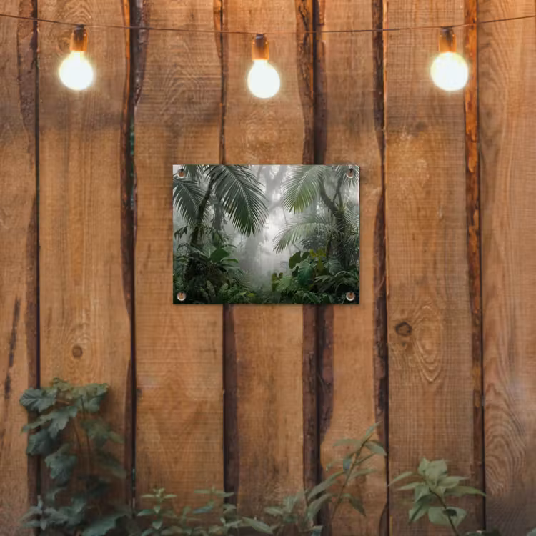Tuinposter - Natuur - Jungle - Mist - Tropisch - Groen — 2
