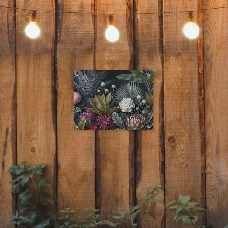 Tuinposter - Planten - Tropisch - Botanisch - Donker - Groen — 2
