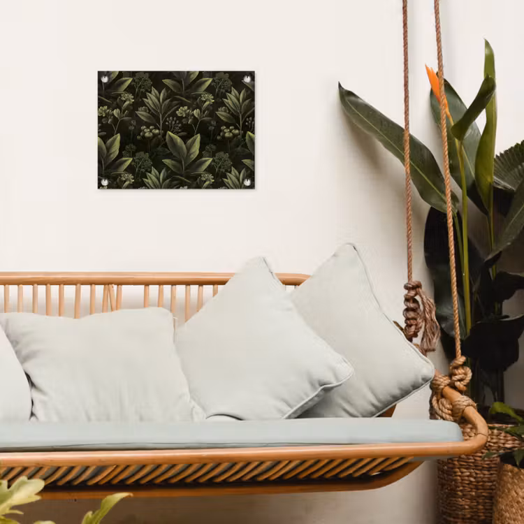 Tuinposter - Klassiek - Donker - Botanisch - Planten — 5