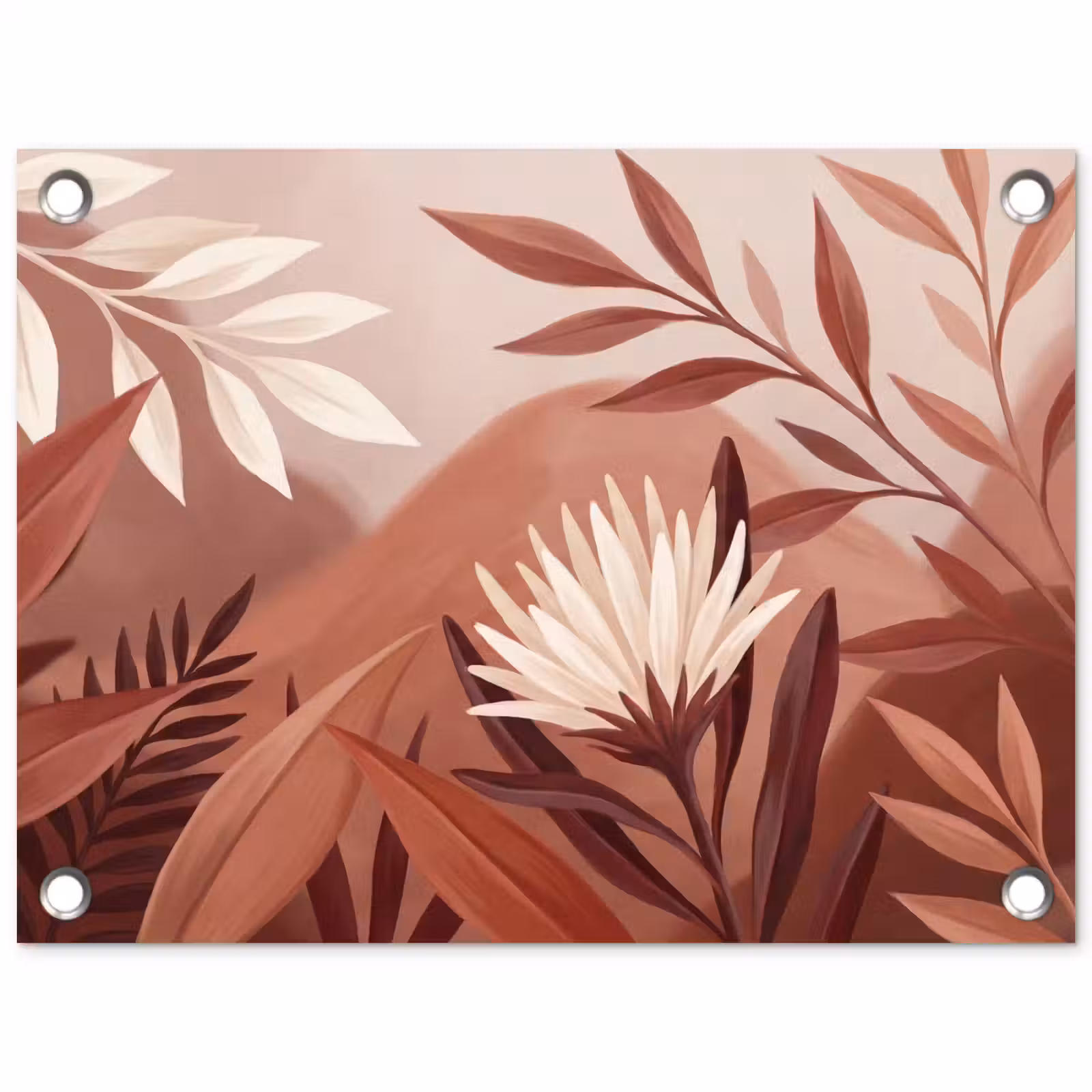 Tuinposter - Planten - Bladeren - Botanisch - Modern - Bruin — 1