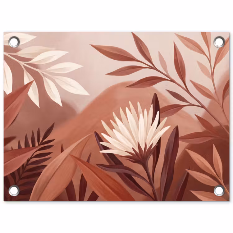 Tuinposter - Planten - Bladeren - Botanisch - Modern - Bruin — 1