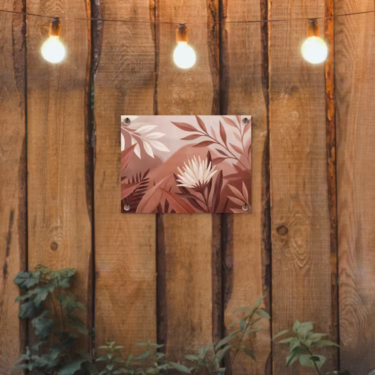 Tuinposter - Planten - Bladeren - Botanisch - Modern - Bruin — 2