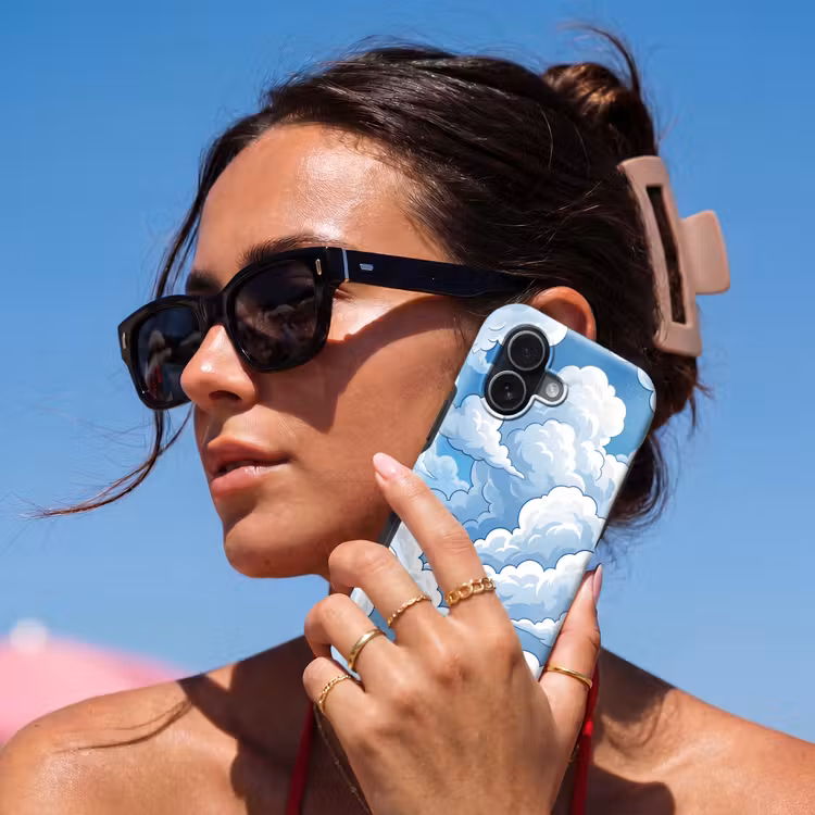 Telefoonhoesje Toughcase - Wolken - Hemel - Abstract - Wit — 6