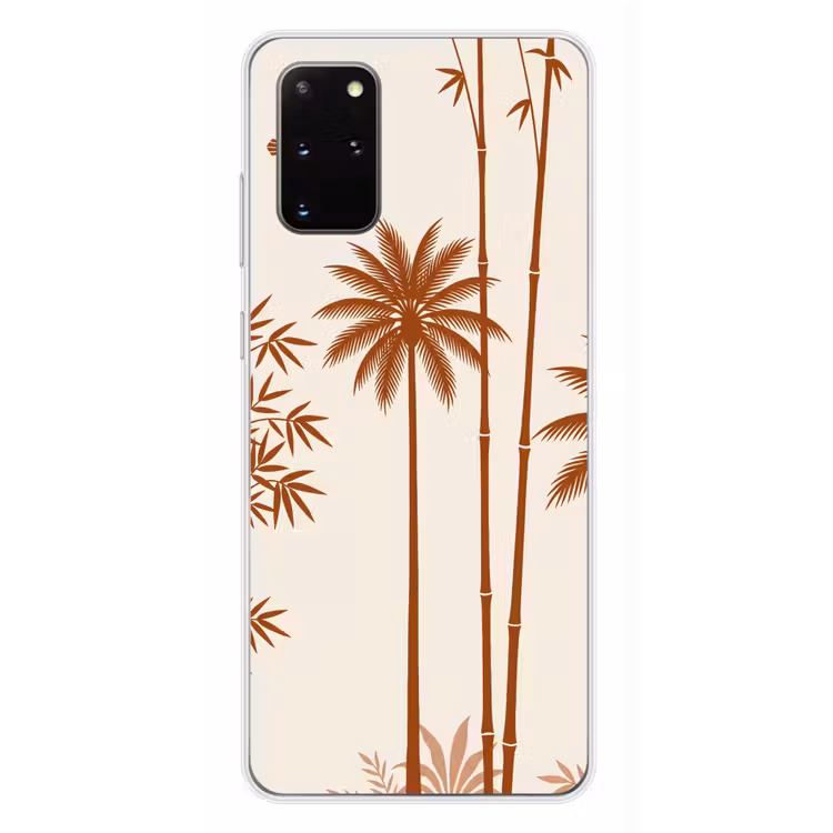 Telefoonhoesje - Vogel - Boom - Tropisch - Minimalistisch - Bruin — 4