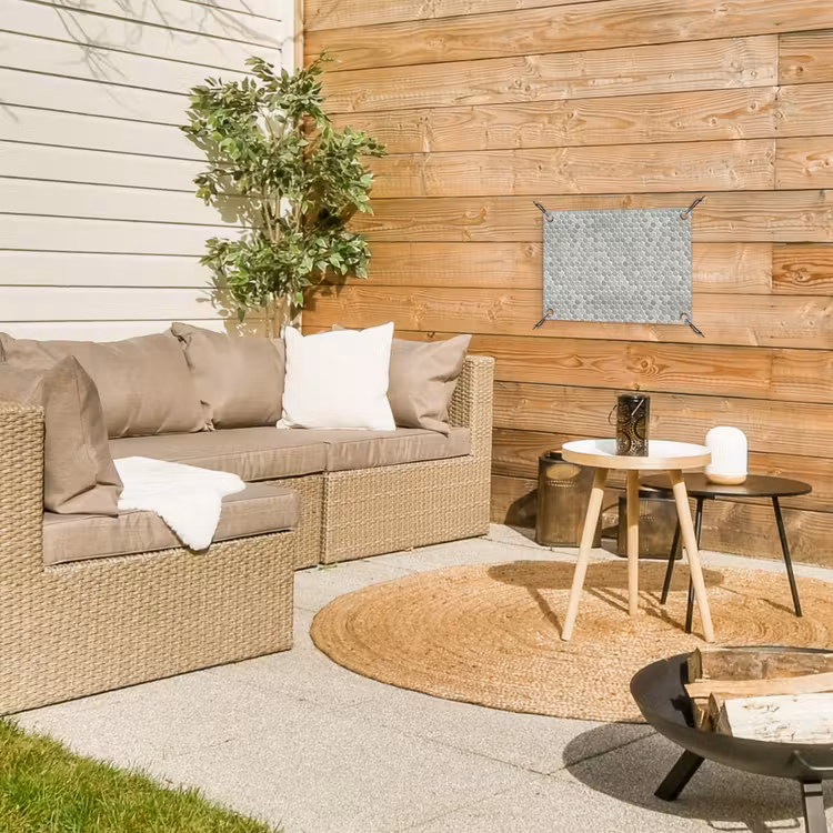 Tuinposter - Penny - Mozaïek - Lichtgrijs — 4