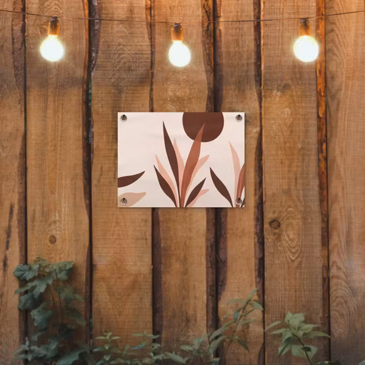 Tuinposter - Planten - Abstract - Natuur - Bruin — 2