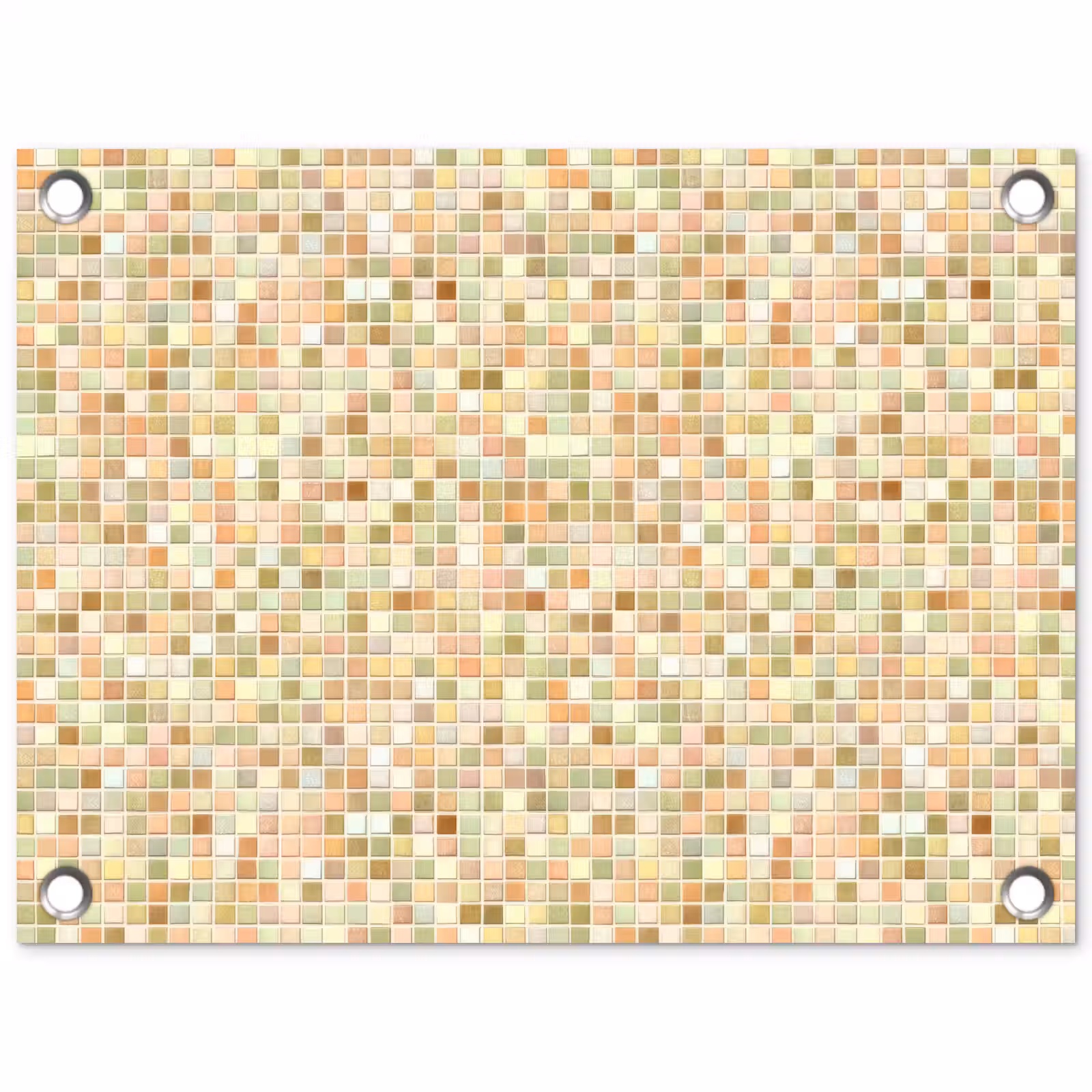 Tuinposter - Mozaïek - Patroon - Terracotta — 1